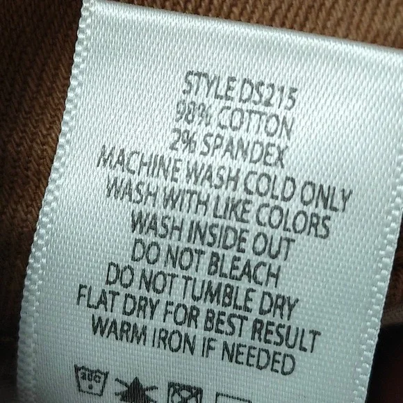 Rustic Dime Mens Khaki Straight Leg Chinos Pants Casual Dress Size 36 - Picture 9 of 14